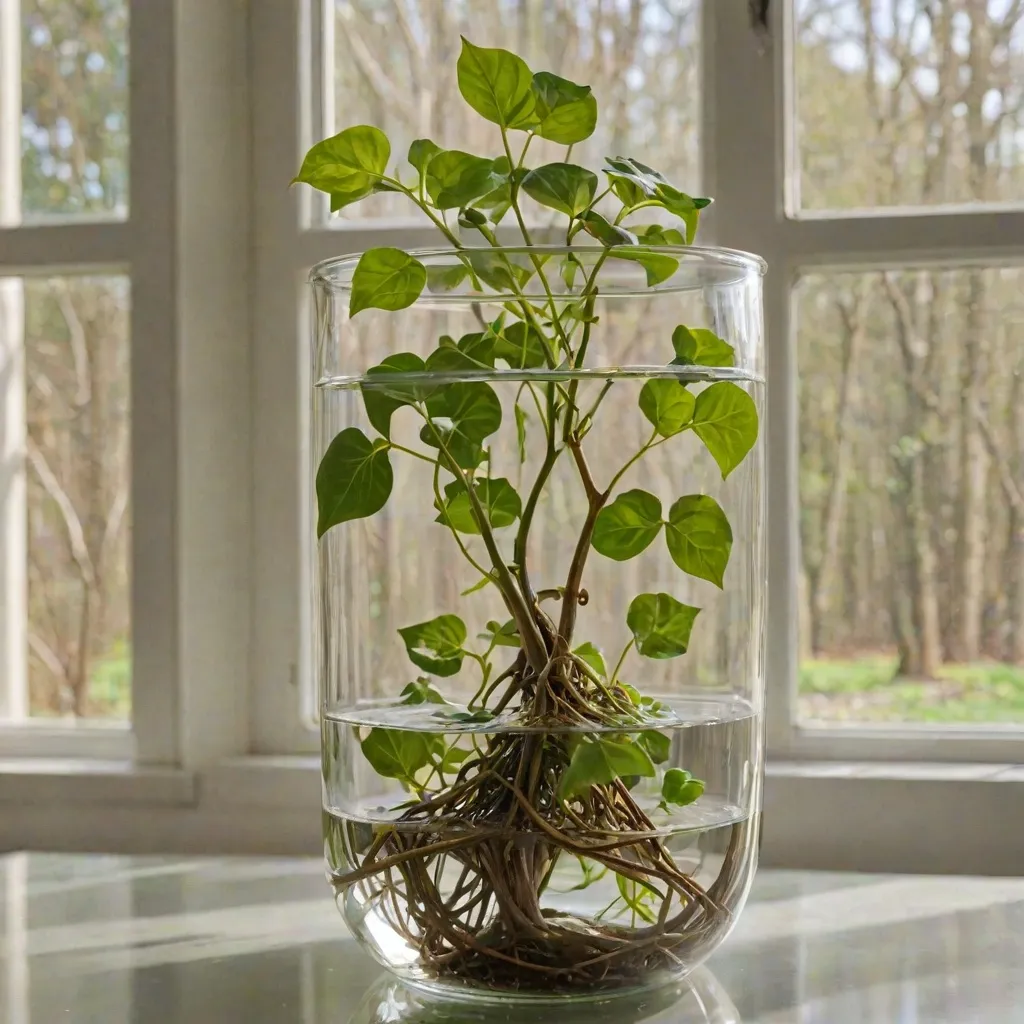 Jak ukorzenić bluszcz w wodzie – krok po kroku