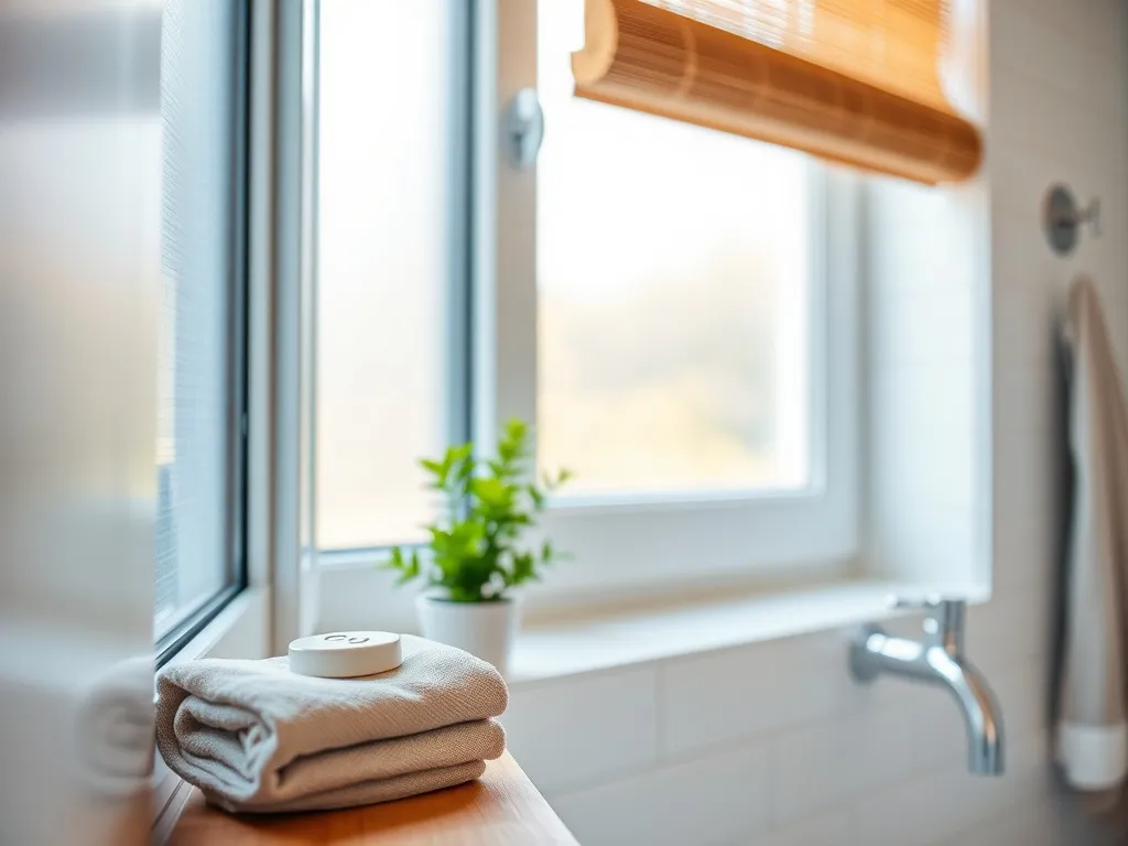 Czym zasłonić okno w łazience? Praktyczne rozwiązania