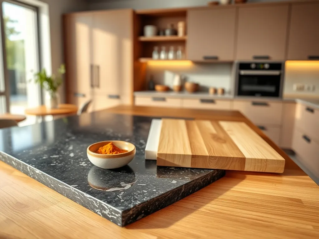 Kuchnia Kaszmir: jaki blat wybrać?