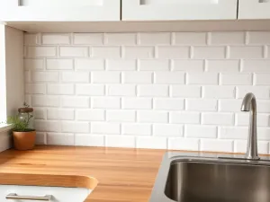 Jak położyć płytki w kuchni między szafkami?