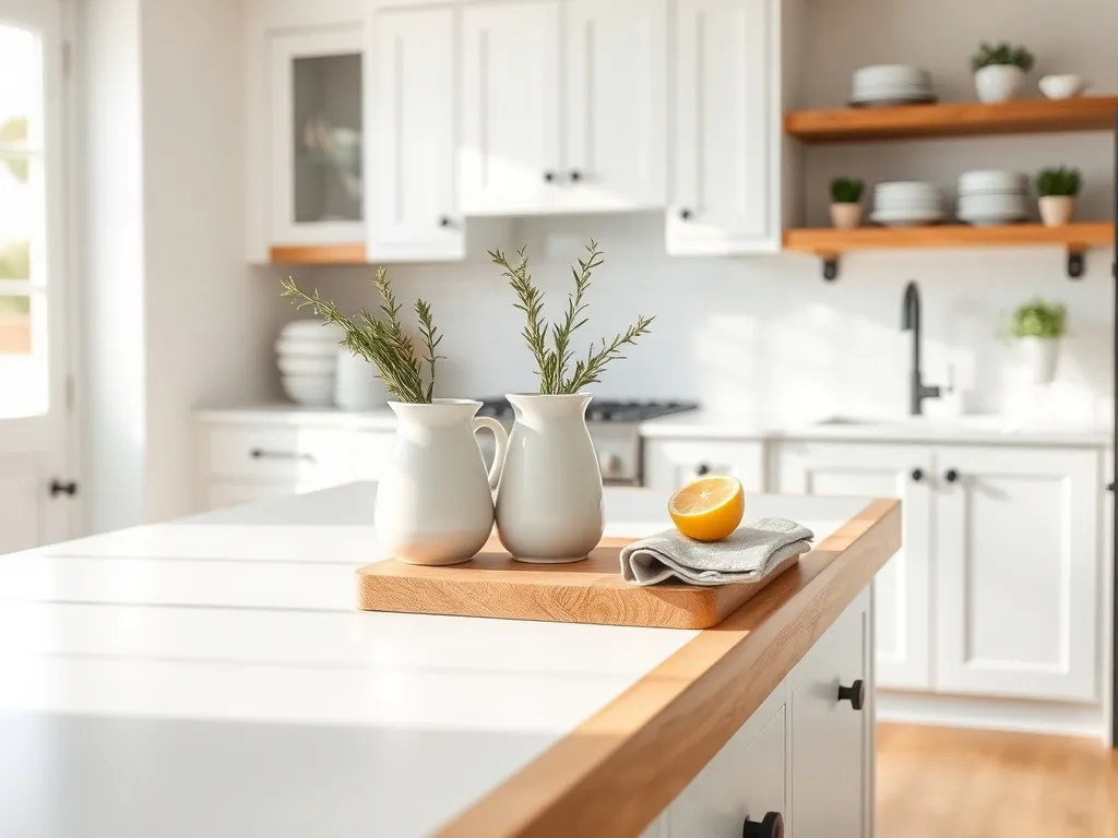 Kuchnia biała z drewnem – ponadczasowe pomysły